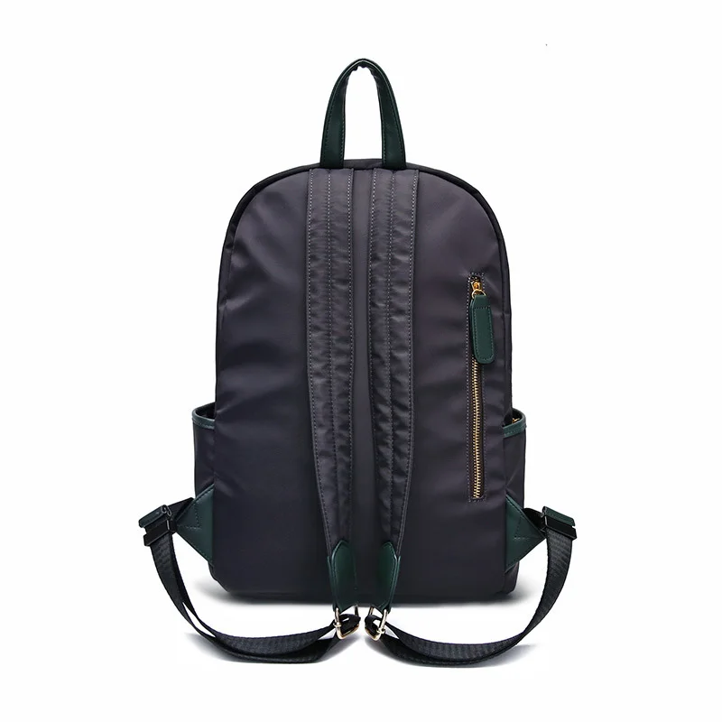 Оксфордский водонепроницаемый 14 дюймовый рюкзак для ноутбука, Женские Простые однотонные дорожные рюкзаки, Женская Повседневная сумка для школы, рюкзак