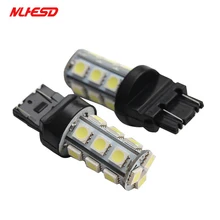 2 шт. 7440 7443 3157 3156 Автомобильный источник света 18SMD 5050 чипы T25 светодиод высокой мощности P27W светодиодные автомобильные лампы стоп светильник ...