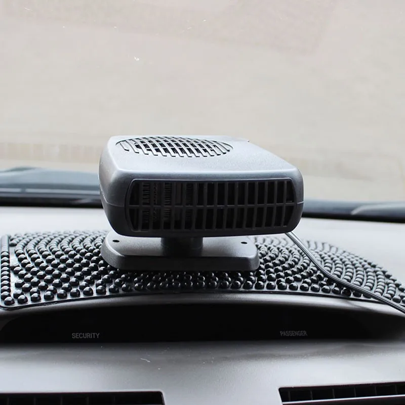 12 В 15 Вт портативный автомобильный обогреватель автомобильный вентилятор автомобильный размораживатель туманоуловитель портативный Терморегулятор с черным цветом