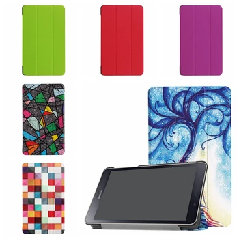 

Luxury Magnetic Case for Samsung Galaxy Tab A 8.0 T380 T385 2017 Trifold Folio Tablet PU Leather Holder Wake Up Smart Cover Case