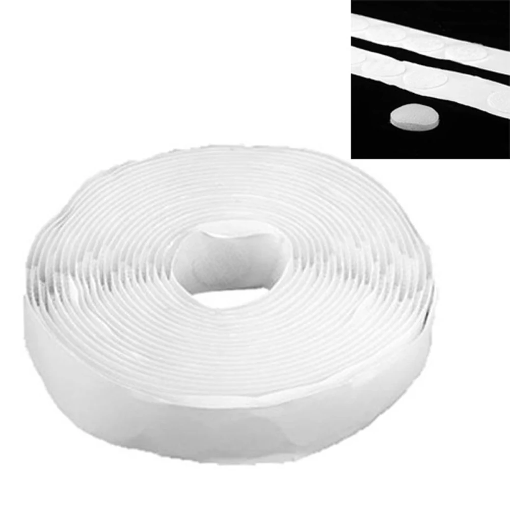 250 Pairs of White hook and loop fastener Sticky Self Adhesive Hook