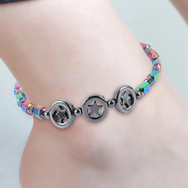 Bracelets For Foot Hematite Vintage Ankle Bracelet For Women