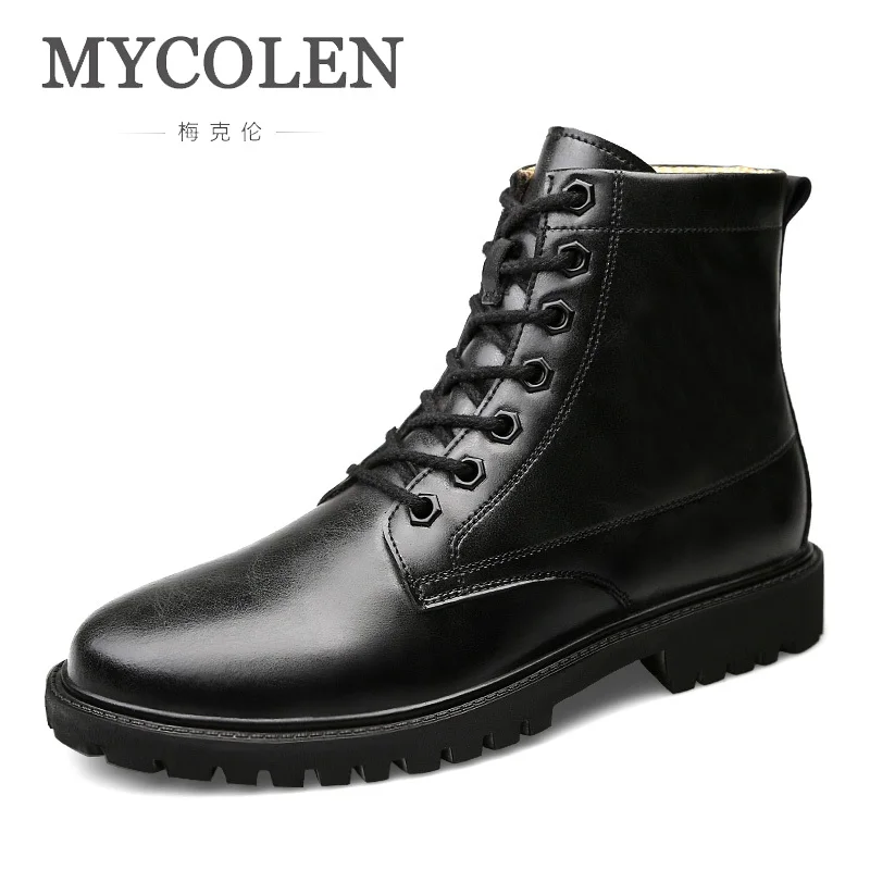

MYCOLEN Men Boots Spring Autumn And Winter Man Shoes Luxury Designers Ankle Boot Men'S Shoe Work Plus Size Mens Winter Boots