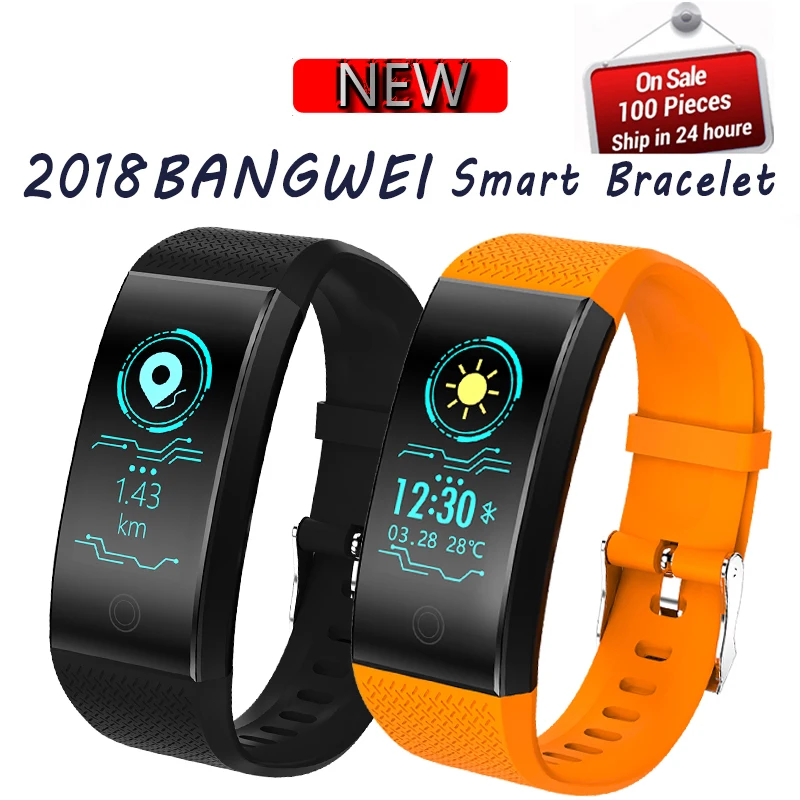 

BANGWEI Multifunction Sport Smart Watch Men Women Wristband Bluetooth Sleep Heart rate Monitoring LED Smart touch screen Clock