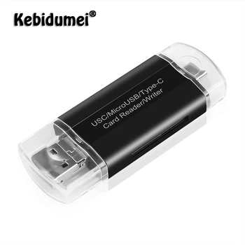 

Kebidumei USB C Type C OTG Card Reader Micro USB Adapter For PC USB 3.0 Read TF Memory Card Reader Adapter For Laptop Phone