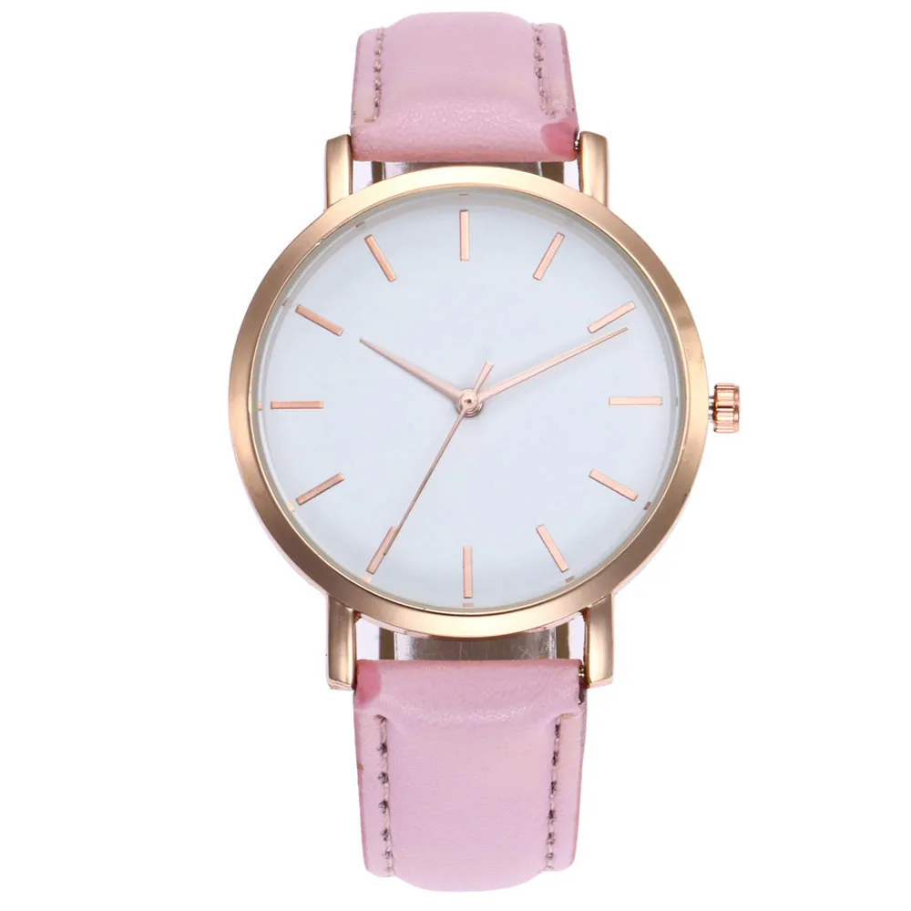 

Relogio Feminino Ladies Fashion Casaul Simple Wrist watches Women Clock Leather Band Business Simple Quartz Wrist watch Montre