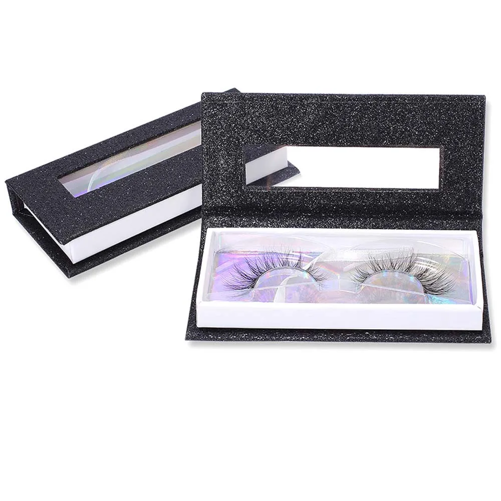 

2Pcs False Eyelash Storage Box Makeup Cosmetic Case Organizer Storage Container Holder High Quality Cosmetic Compartment Tool #Z