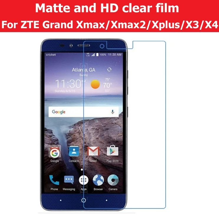 

Front HD Clear Glossy Film For ZTE Grand X3 X4 Xmax2 X Max 2 Z963 Z988 Xplus X plus Z826 Xmax X max Z787 Matte Film Anti-Glare