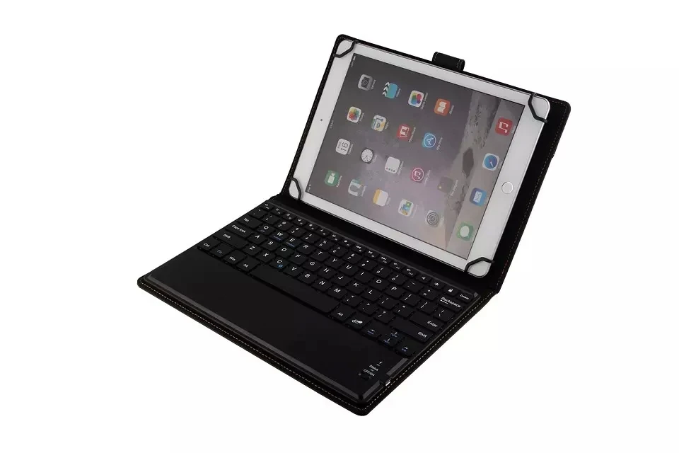 Съемная Bluetooth клавиатура с тачпадом кожаный чехол подставка для Apple iPad 2 3 4 5 6 Air 1