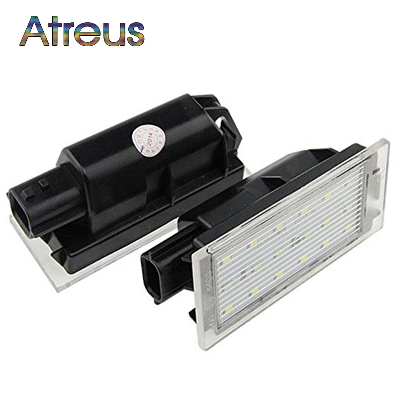 

Atreus Car LED For Renault Megane 2 3 Clio Laguna 2 Twingo Master Vel Satis 2006 License Number Plate Lights 12V White SMD lamp