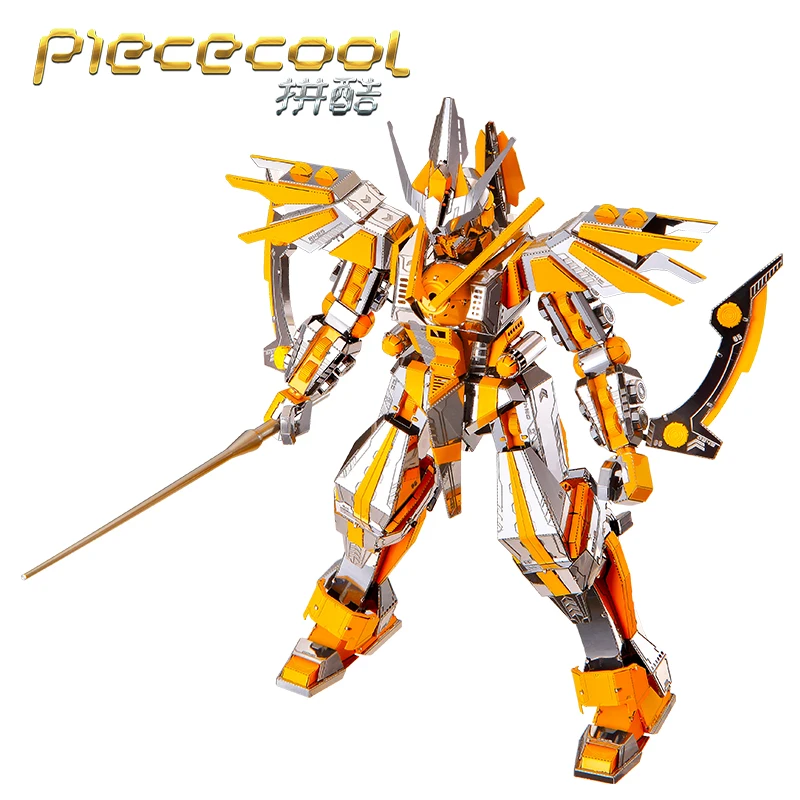 Металлический 3D пазл Piececool модель полумесяц броня лезвие воин лазерная вырезка