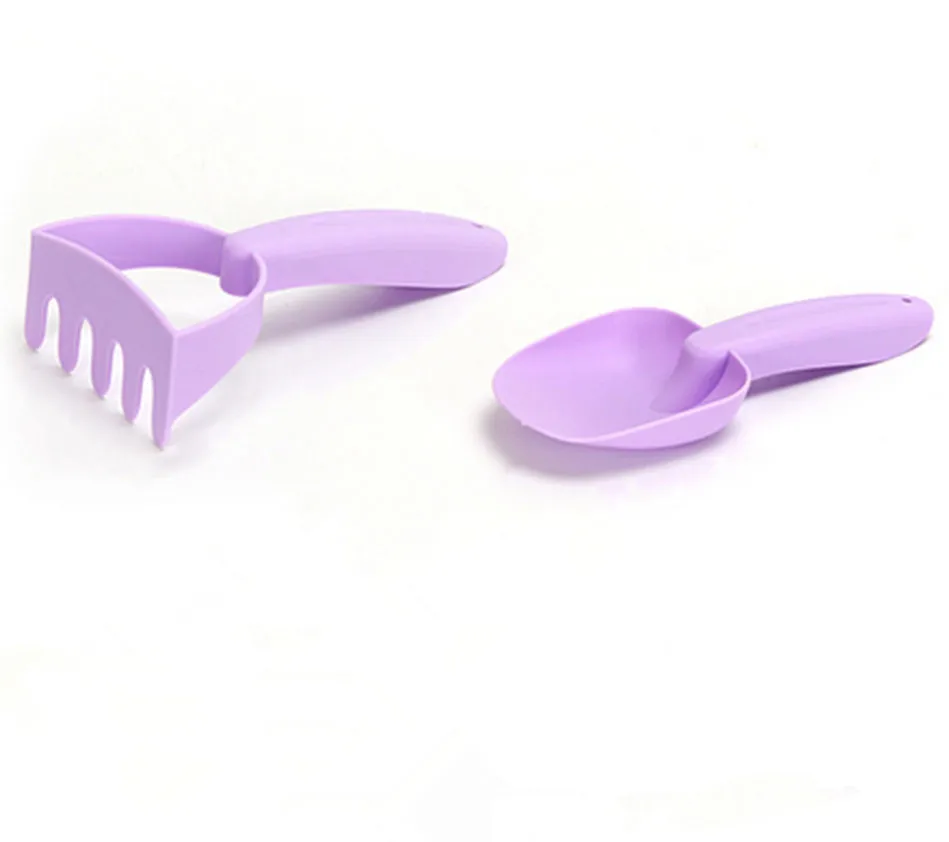 buy 2-In-1 Soft Rubber Sandbeach Toy Set Outdoor Toys For Children Beach Sanding Toy Sand Shovel and Ta