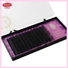 20 лотков высокое качество шелкопряда натуральные накладные ресницы 12 линий толстые одиночные ресницы ресница ручной работы инструменты для макияжа