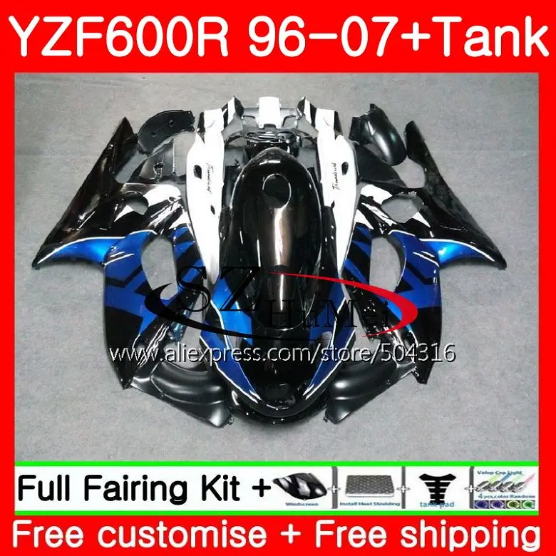 

Fairing For YAMAHA Thundercat YZF 600R 02 03 04 05 06 07 65SH22 YZF-600R gloss black YZF600R 2002 2003 2004 2005 2006 2007 Body