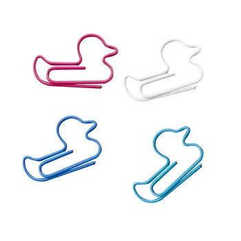 

Metal Paper Clips 24 Pieces in PVC Box Duck