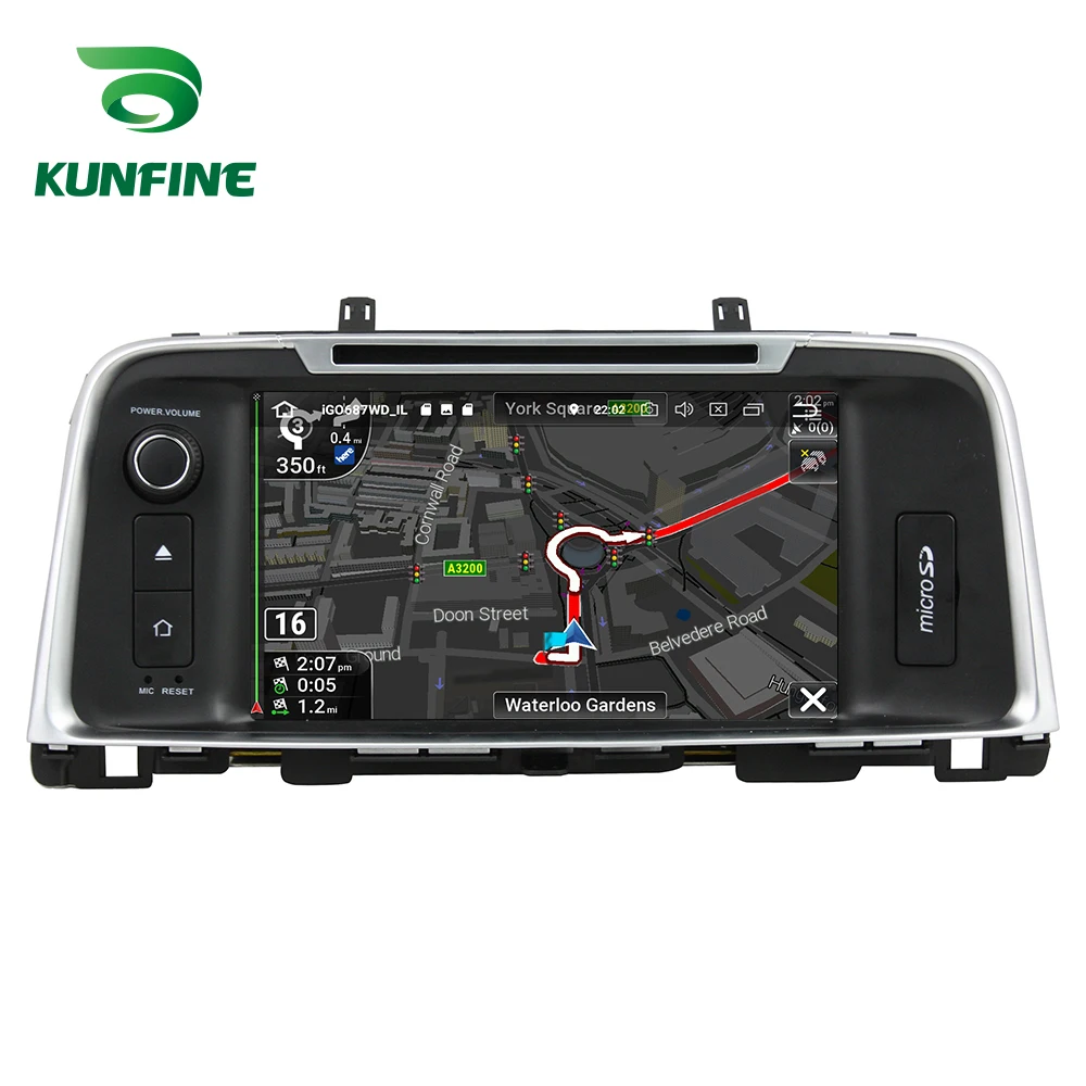 Discount Octa Core 4GB RAM Android 8.0 Car DVD GPS Navigation Multimedia Player Car Stereo for KIA K5/OPTIMA 2015 Radio Headunit WIFI 2