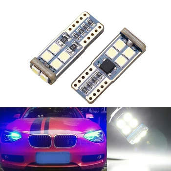 

BOAOSI 2x Canbus Car LED T10 W5W 10LED Parking Light For BMW E46 E39 E91 E92 E93 E28 E61 F11 E63 E64 E84 E83 E70 E53 E71 E60