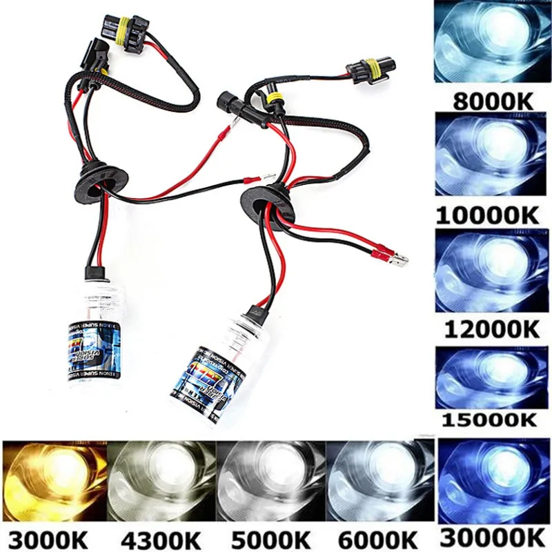 2x H11 55 Вт ксенон HID комплект авто лампы для фар 3000K 4300K 5000K 6000K 8000K 10000K 12000K 15000K 30000K DC12V