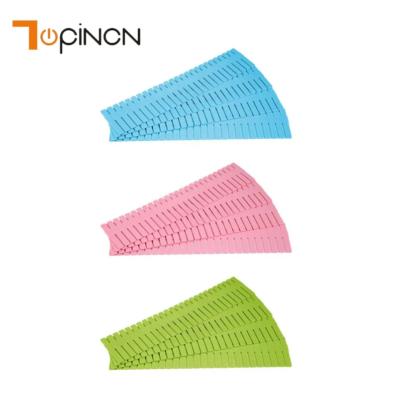 4Pcs Adjustable Plastic Drawer Divider Organizers Expandable Drawer