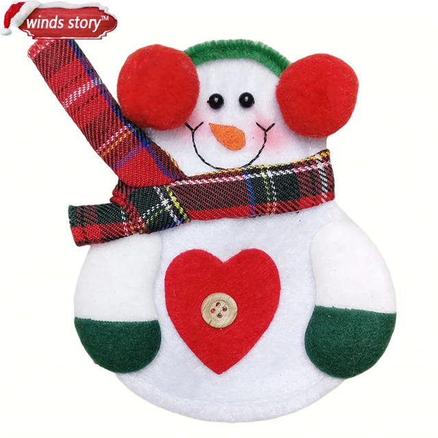 8pcs christmas decorations snowman