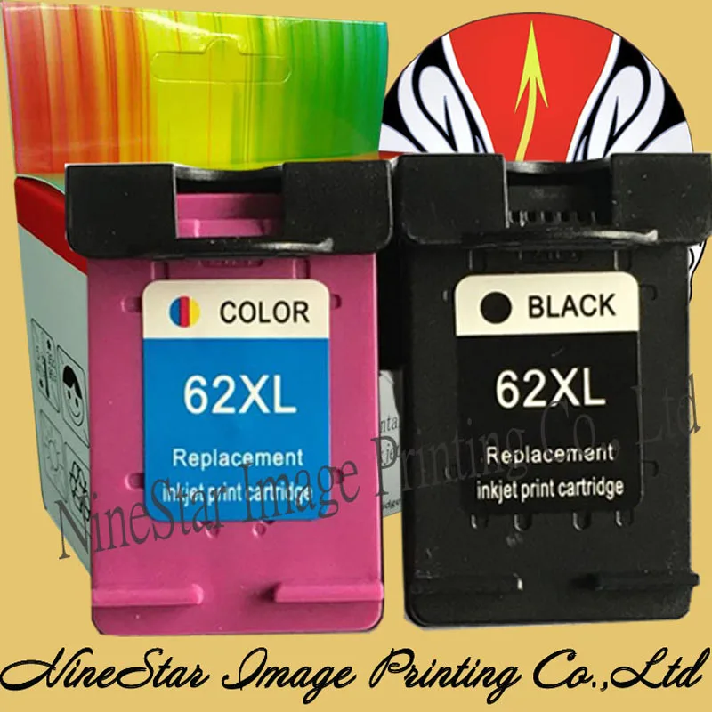 For HP 62 62xl Ink Cartridge For HP Envy 5640 5660 7640 5540 5544 5545 5546 5548 Officejet 5740