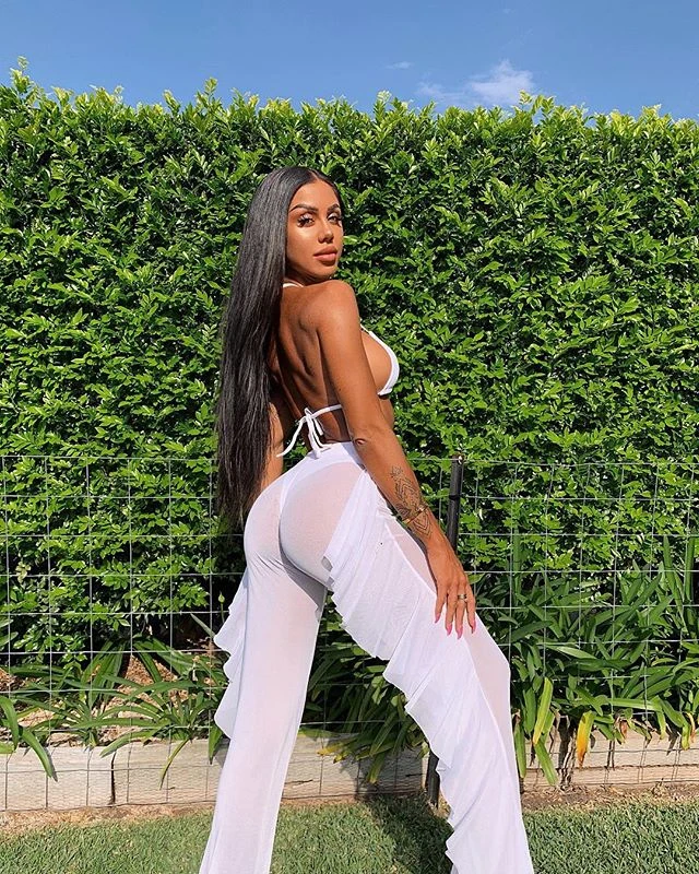 New Sexy Ruffle Women Beach Mesh Pants Sheer Wide Leg Pants Transparent See through Sea Holiday Cover Up Bikini Trouser black leggings