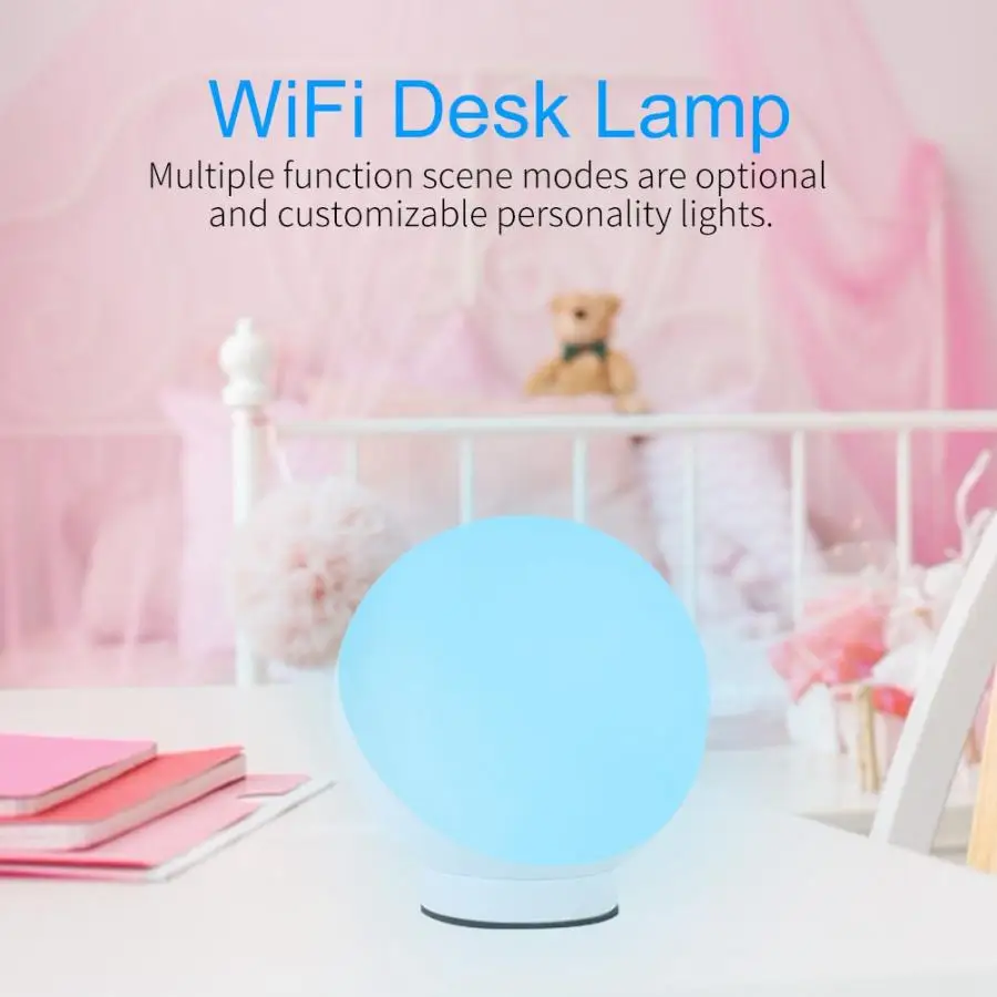 

WiFi RGBW Desk Smart LED Wireless With Voice Control LED Table Lamps 100-264VAC For Reading Study