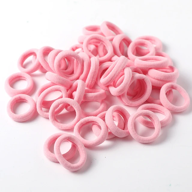 Wholesale 50pcs/Lot Girls 3.0 CM Nylon Elastic Hair Bands Rubber Bands Scrunchies Hair Ropes Ponytail Holder Hair Accessories 4