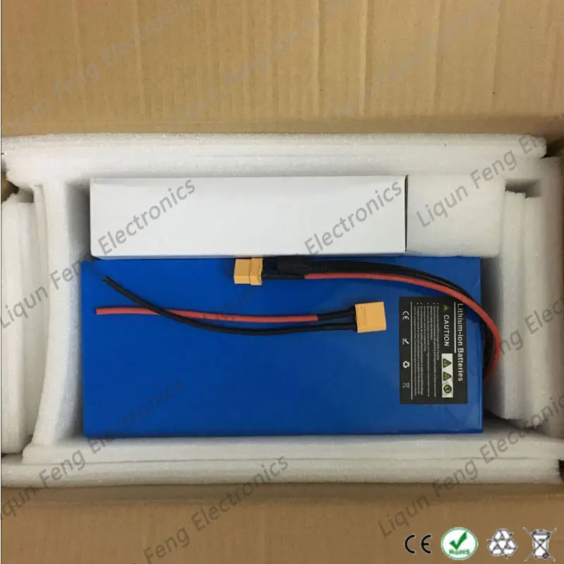 36V 1000W Батарея е байка 36В 20AH Электрический велосипед литий с 30A BMS и 42В 2A Зарядное
