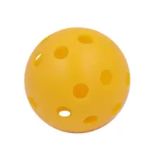 50PCS Indoor Plastic Airflow Hollow Golf Ball Practice Training Sports Ball For Pre-game Warm Ups Entertainment