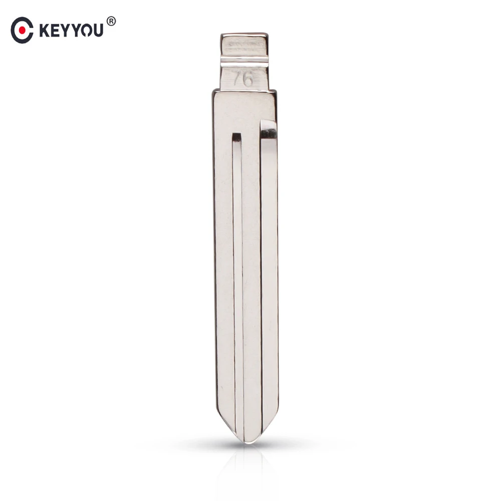 KEYYOU NO. 76 Key Blade Metal Blank Uncut Flip KD Replacement Folding Remote Type #76 For Jianghuai Heyue Tongyue | Автомобили и
