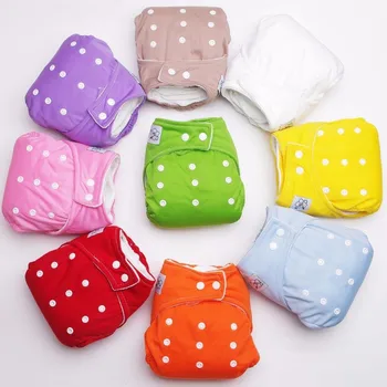 

7 X Reusable Baby Infant Nappy Cloth Diapers Soft Covers Washable Free Size Adjustable Fraldas Winter Summer Version