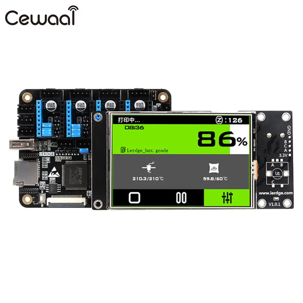 

Durable Touch Screen Gadget Lerdge-X Motherboard Kit Office Exquisite Motherboard Printer