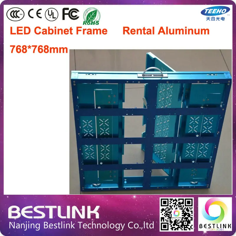 Image led cabinet frame aluminum led display cabinet 768*768mm for outdoor led screen rgb led panel full color programmable led signs