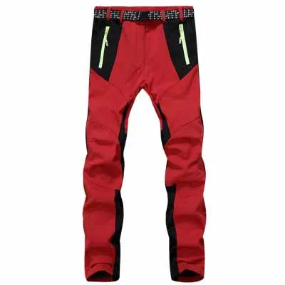 Pantalones de senderismo a prueba de viento invierno impermeables térmicos Softshell pantalones cálidos de lana para esquí al aire libre Camping Trekking Pantalones Pantalones de senderismo a prueba de viento invierno impermeables térmicos Softshell pantalones cálidos de lana para esquí al aire libre Camping Trekking Pantalones