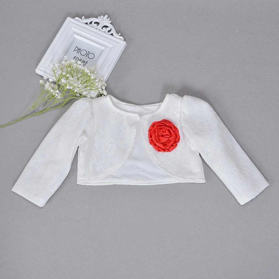 

Baby Girls Lace Coat Princess Shrug Short Cardigan Infant Bolero Jackets Outerwear Toddlers Wedding Party Dress Shawl Outwear