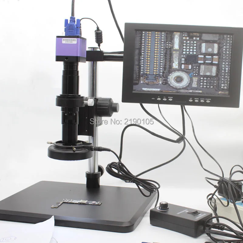 Industrial Microscope Camera VGA Output Full HD 1080P 60fps Optical 10X