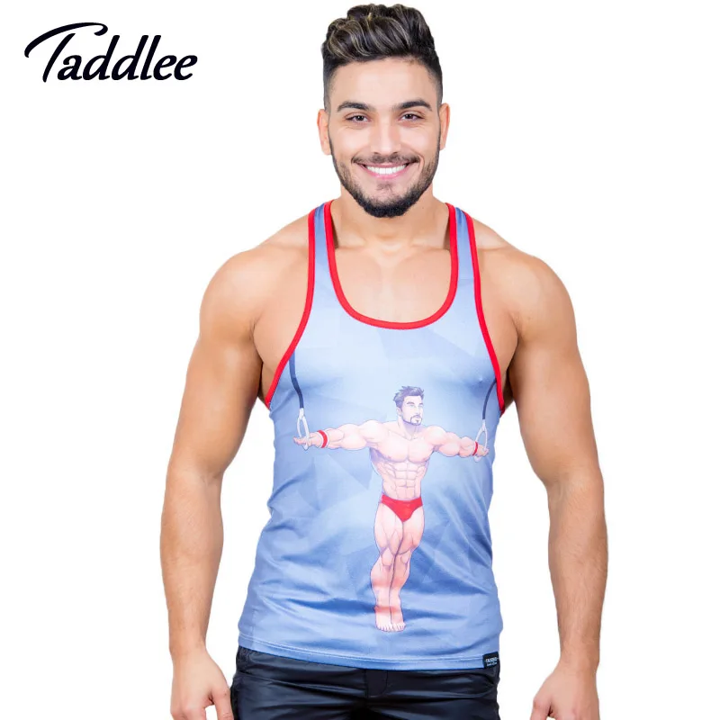 Taddlee Brand Men's Tank Top Shirts Sleevess Singlets