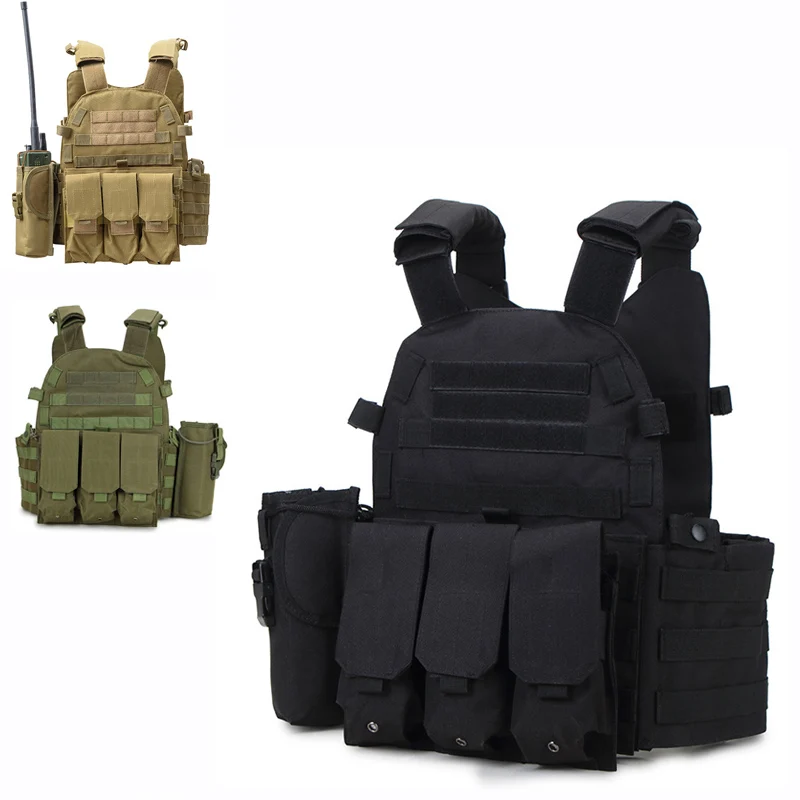 

High Quality Tactical Vest Hunting Equipment Camouflage Airsoft Vest Army Military Gear Outdoor Paintball Wargame Molle Vest