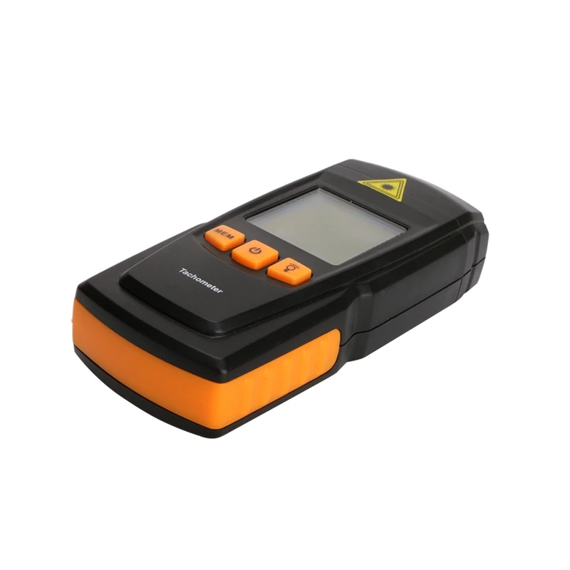 Portable Digital Laser Tachometer Non-contact LCD Tach RPM Meter Rotate Speed Detector Wide Measuring Range 2.5-99999RPM