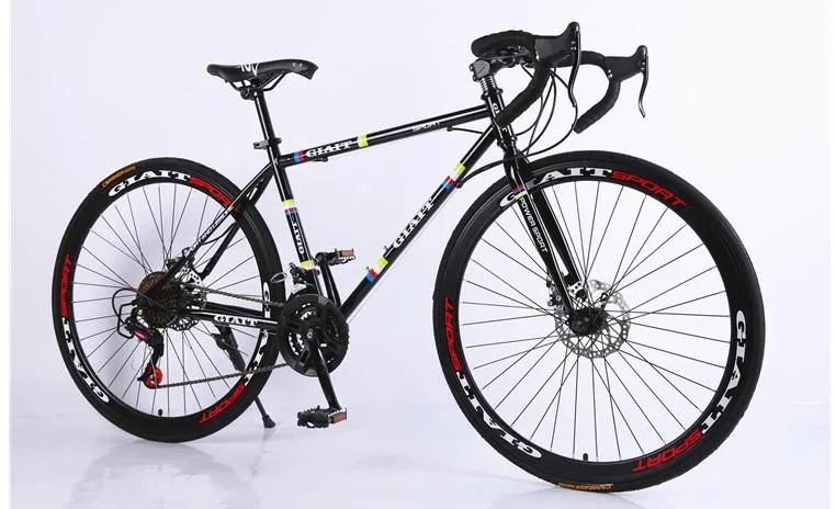 Flash Deal Steel frame road bicycle 2016 new cycling jersey bicicleta bike 52cm man& woman bike 21/24/27 speed Disc brakes 3 4 Flash Deal Steel frame road bicycle 2016 new cycling jersey bicicleta bike 52cm man& woman bike 21/24/27 speed Disc brakes 3 4