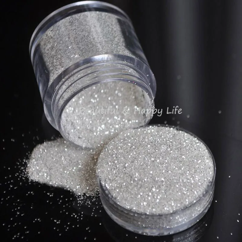 1 PCS UV Polish Glitter Powder Silver Acrylic Nail Glitter Metal Nail