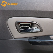 Zlord декоративные наклейки полоски для межкомнатных дверей автомобиля Защита чаши наклейки 4 шт./компл. для Chevrolet Cruze седан хэтчбек