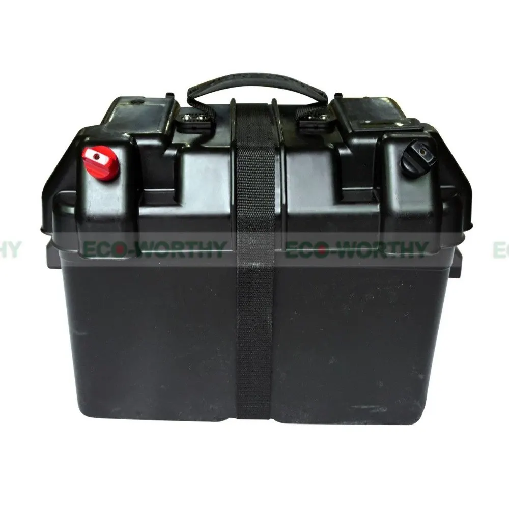 ECO 100AH 12V чехол для аккумулятора глубокого цикла с ЖК дисплеем подходит автомобиля