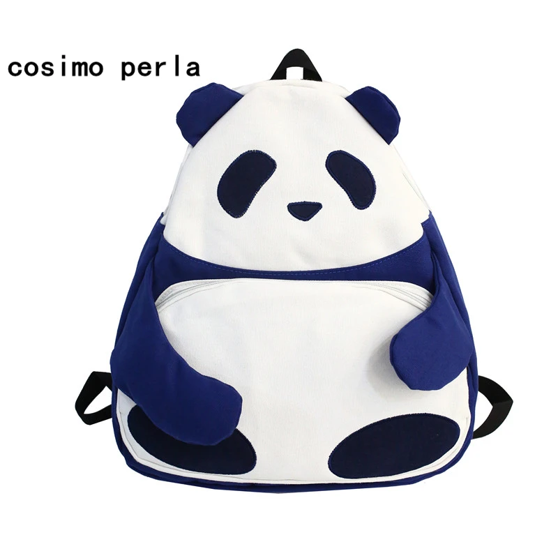 #*Cheap Japanese Anime Harajuku Canvas Bagpack 3D Cute Cartoon Animal Panda Backpacks for Teenage Girl Fox Shar Pei Penguin Book Mochila