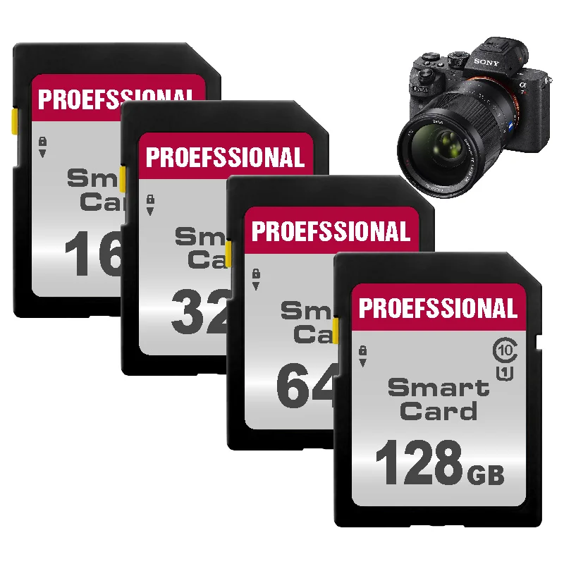 

SD Card 32GB 16GB 8GB SDHC Memory card high speed Flash Card 64GB 128GB 256GB SDXC flash sdcard for camera / pc