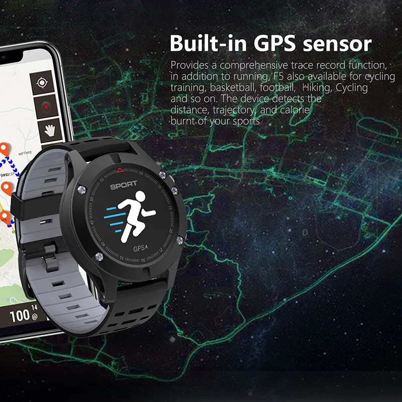 Смарт-часы gps для мужчин альтиметр барометр термометр Bluetooth Водонепроницаемый Фитнес Smartwatch для Android Ios xiaomi iphone