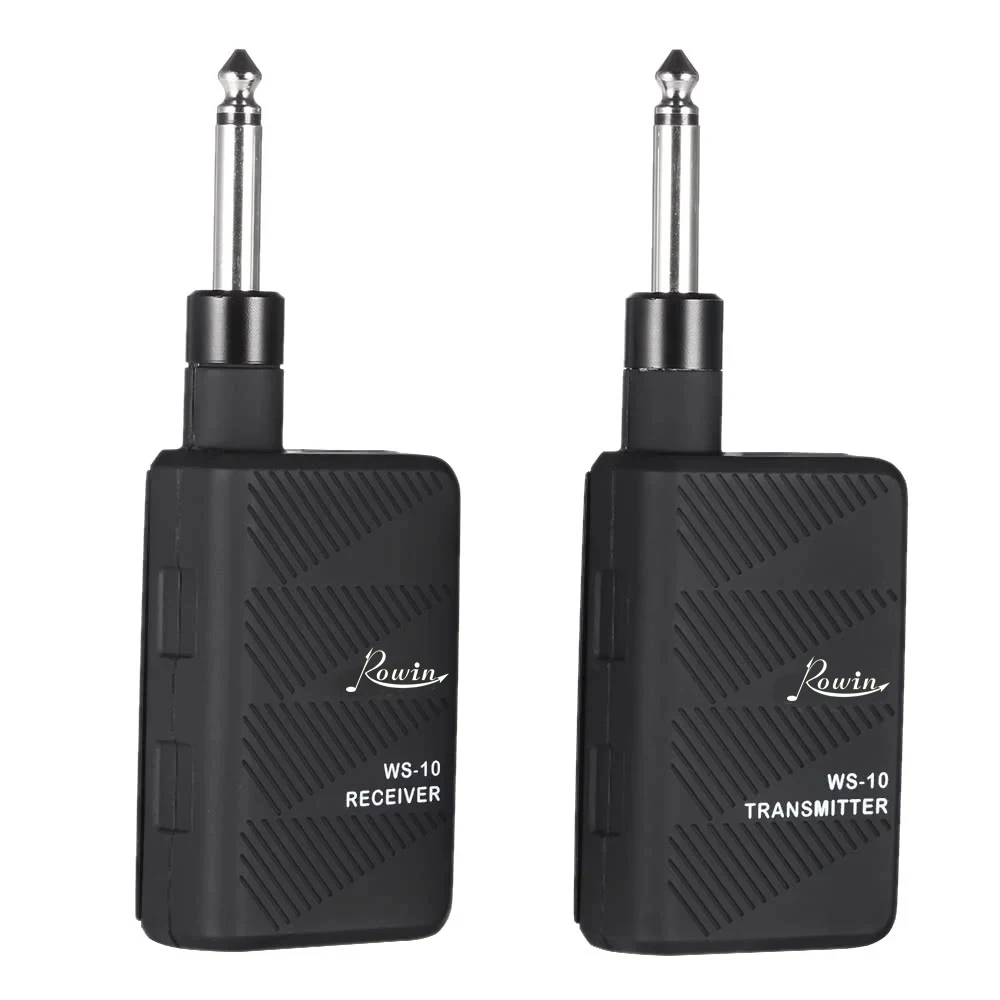 

Rowin WS-10 2.4G Wireless Guitar System Audio Wireless Electric Guitar Transmitter Receiver Set(Batteries not included)