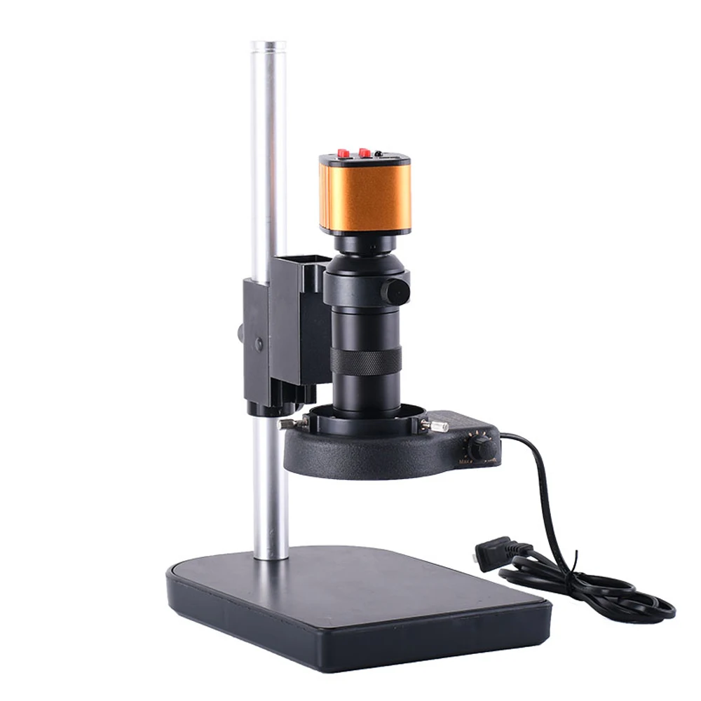 

16MP Electronic Video Stereo Digital USB Industrial Microscope Camera 150X C-mount Lens Stand for PCB THT Soldering
