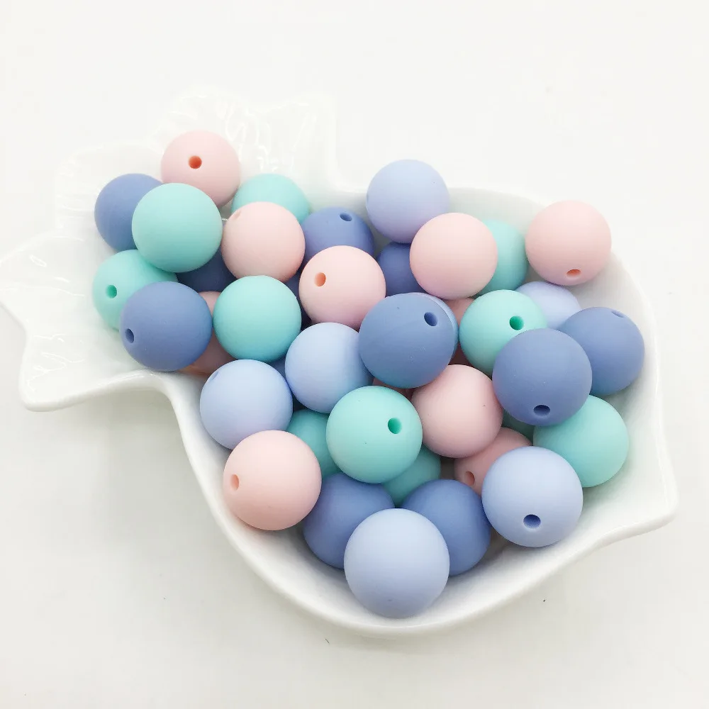 Buy 15MM Candy Silicone Bead Girls Baby Nursing Chew